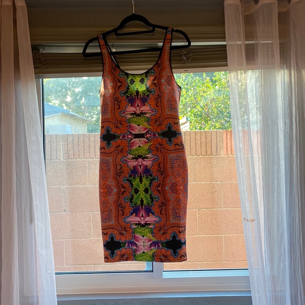 Clover & Canyon MIDI Dress. Size large